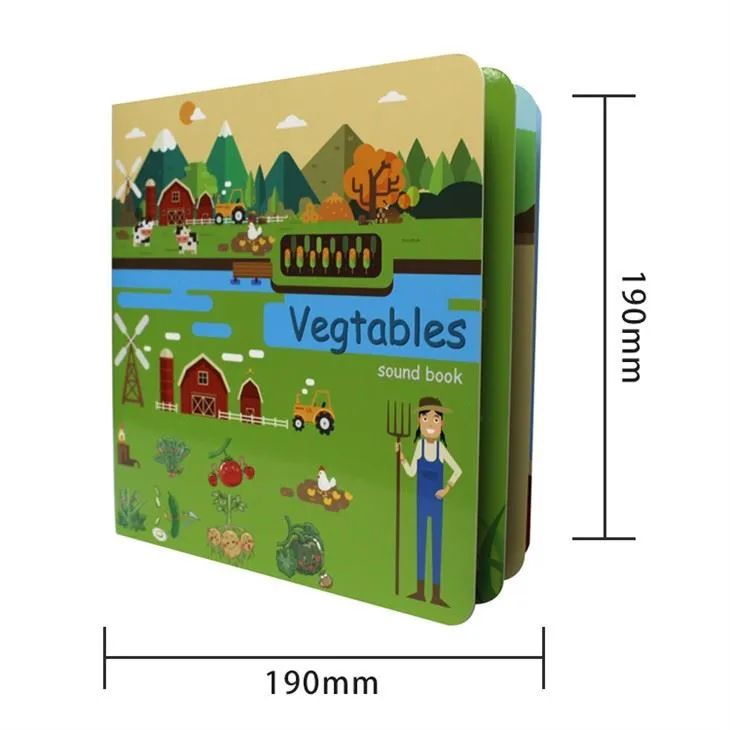 Książka dźwiękowa dla dzieci Touch Zwierzęta hodowlane